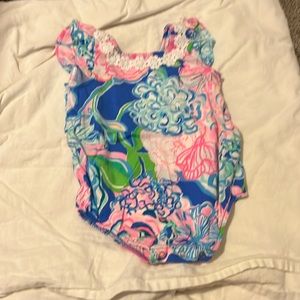 Lilly Pulitzer Baby Bubble Onesie